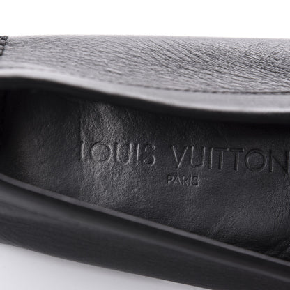 Louis Vuitton Calfskin Racetrack Moccasin Loafers 10.5 Black 9 of 16