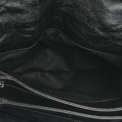 Chanel Glazed Calfskin Quilted Large Lady Pearly Flap Black 7 of 14