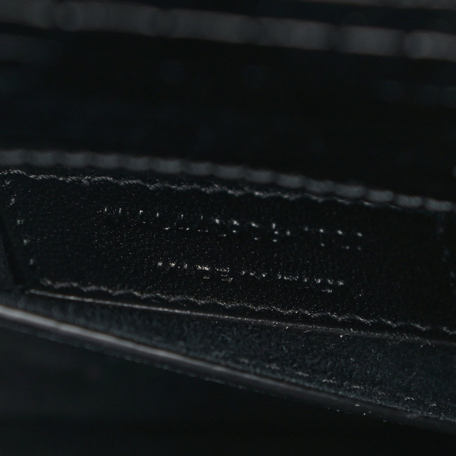 Saint Laurent Calfskin Crocodile Embossed Medium Monogram Sunset Black 7 of 9