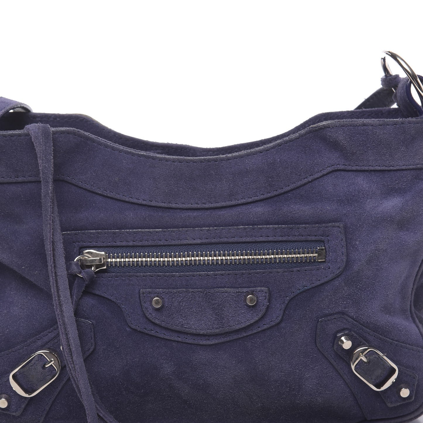 Baby Daim Suede Classic Hardware Hip Bleu Nuit