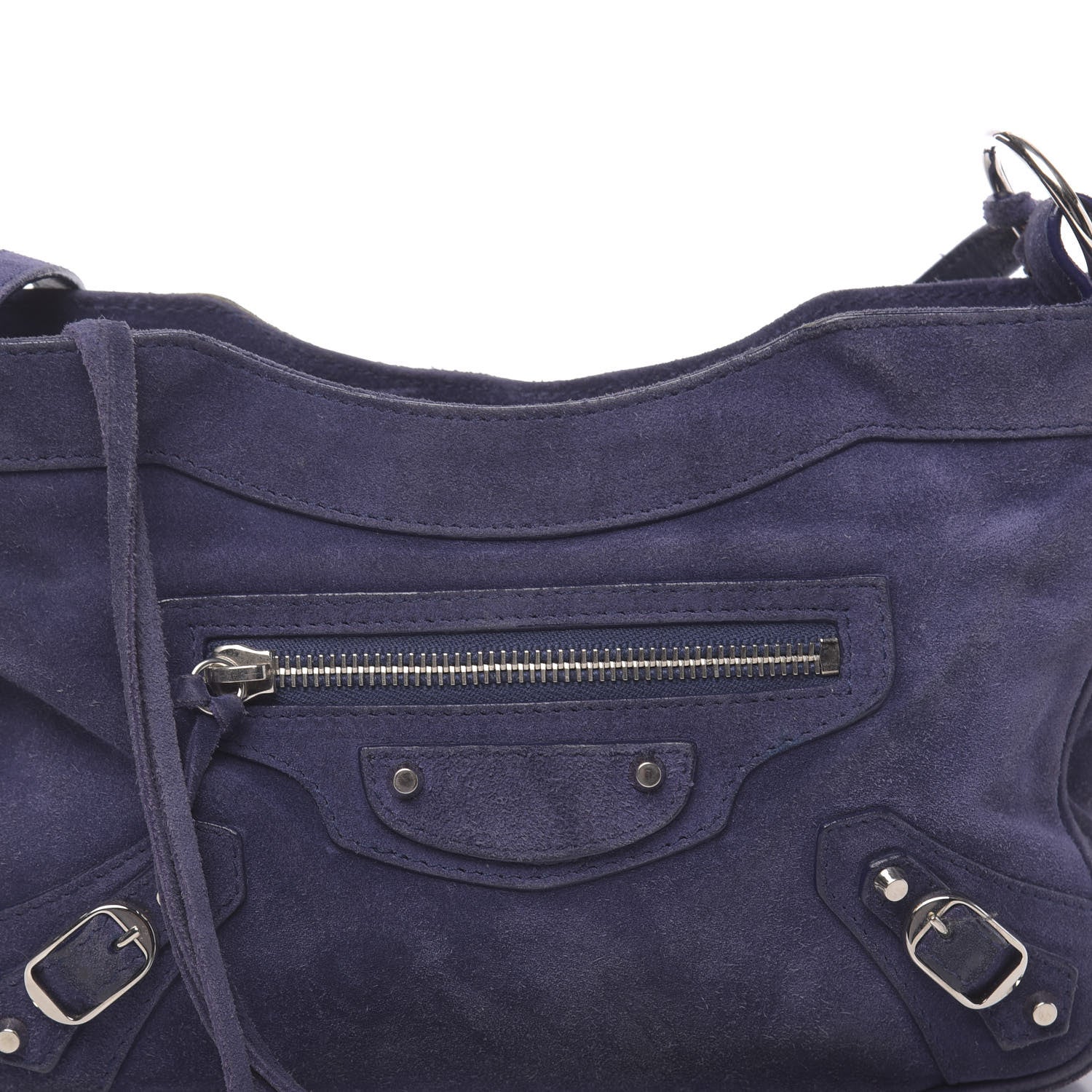 Balenciaga Baby Daim Suede Classic Hardware Hip Bleu Nuit 11 of 11