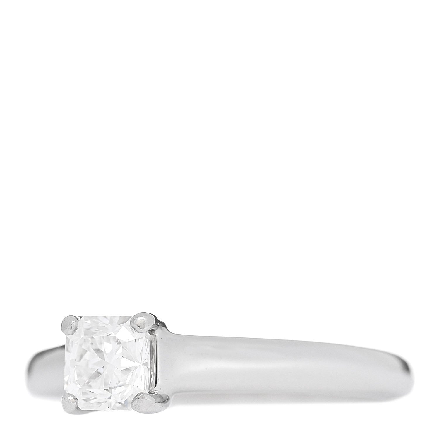 Tiffany Platinum Diamond .54ct Solitaire Lucida Engagement Ring 54 6.75 3 of 6