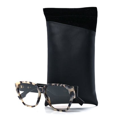 Christian Dior Acetate Square DiorID1 Sunglasses White Tortoise 9 of 9