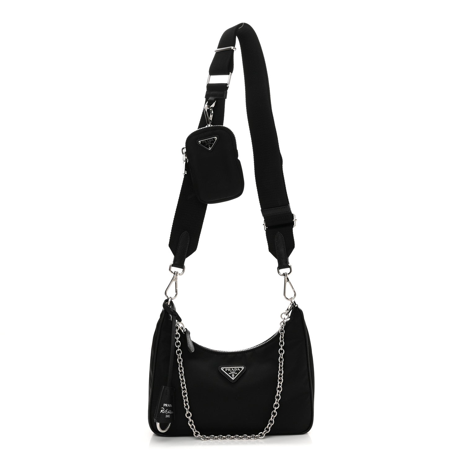 Prada Nylon Re-Edition 2005 Shoulder Bag Black 1 of 11