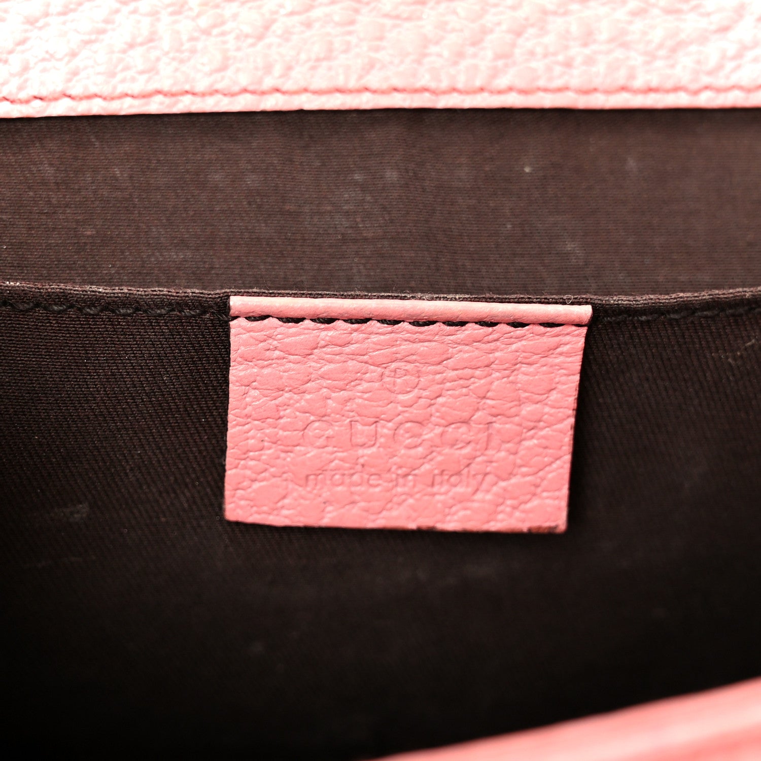 Gucci Calfskin Bamboo Top Handle Bag Pink 6 of 10