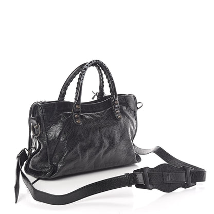 Balenciaga Agneau Classic Hardware Graffiti Handles S City Black 3 of 10