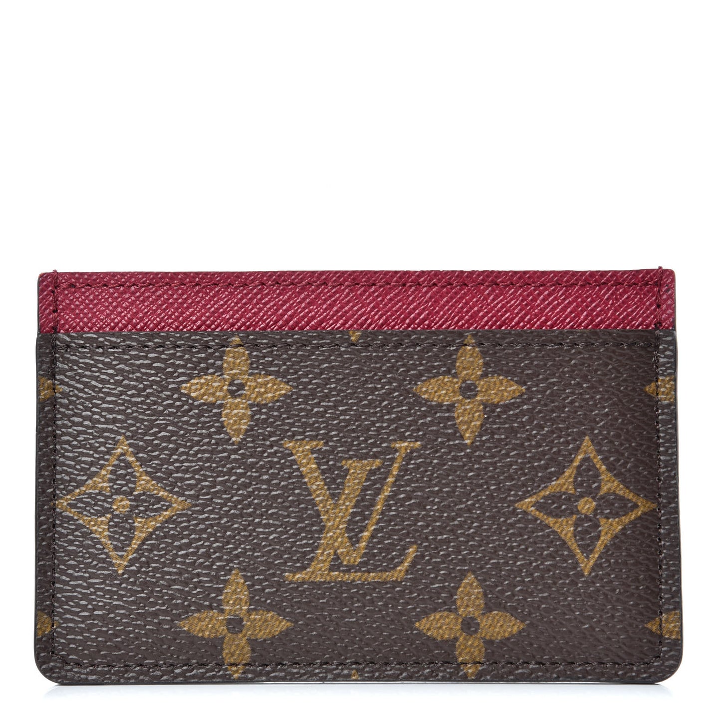 Monogram Card Holder Fuchsia