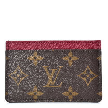 Louis Vuitton Monogram Card Holder Fuchsia 1 of 7