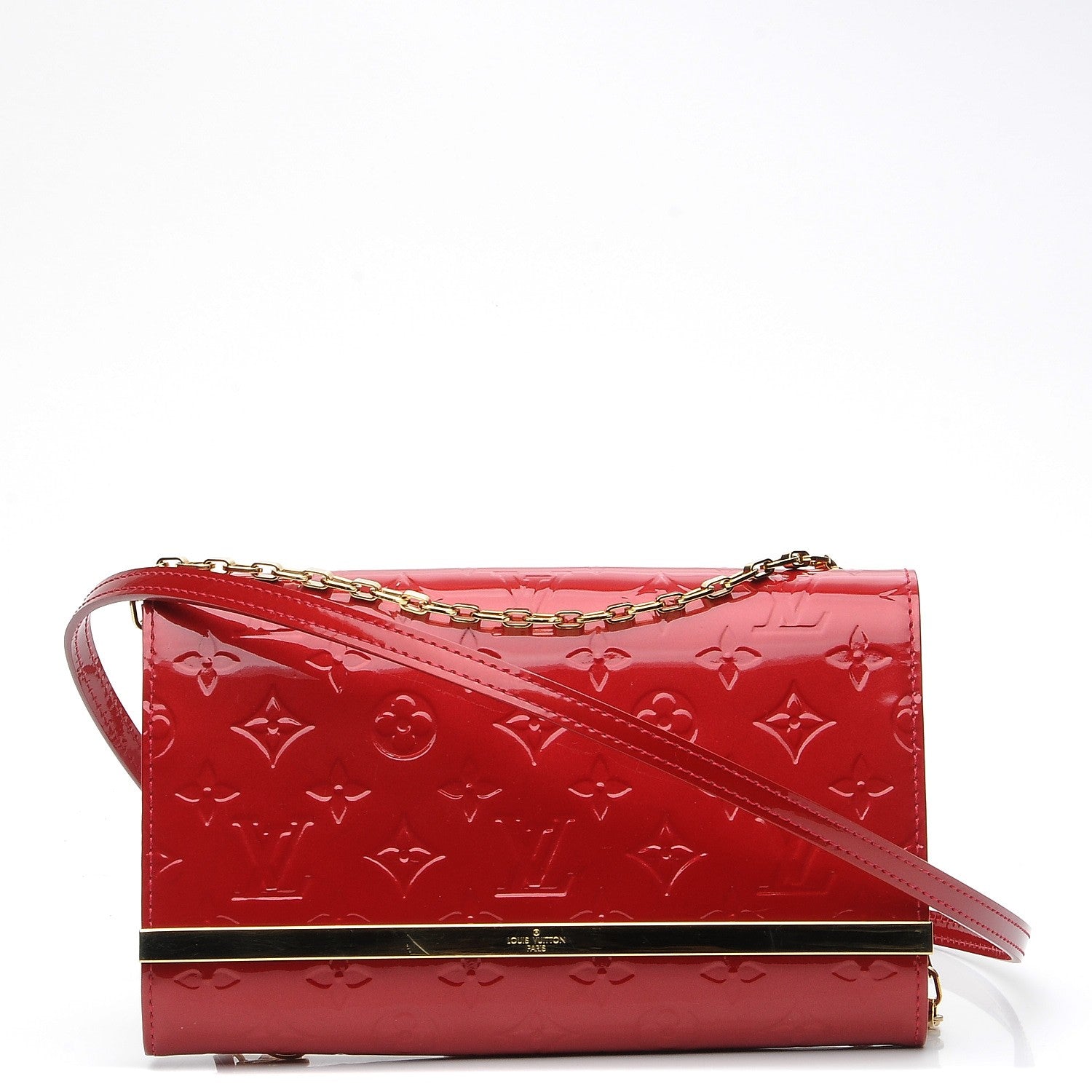 Louis Vuitton Vernis Ana Clutch Pomme D'Amour 1 of 8