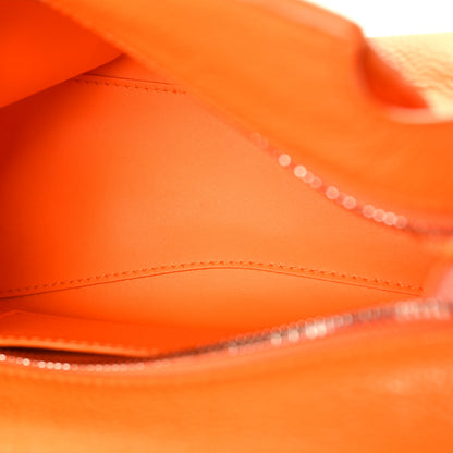 Balenciaga Grained Calfskin Neo Classic Silver Hardware Mini City Pop Orange 5 of 8