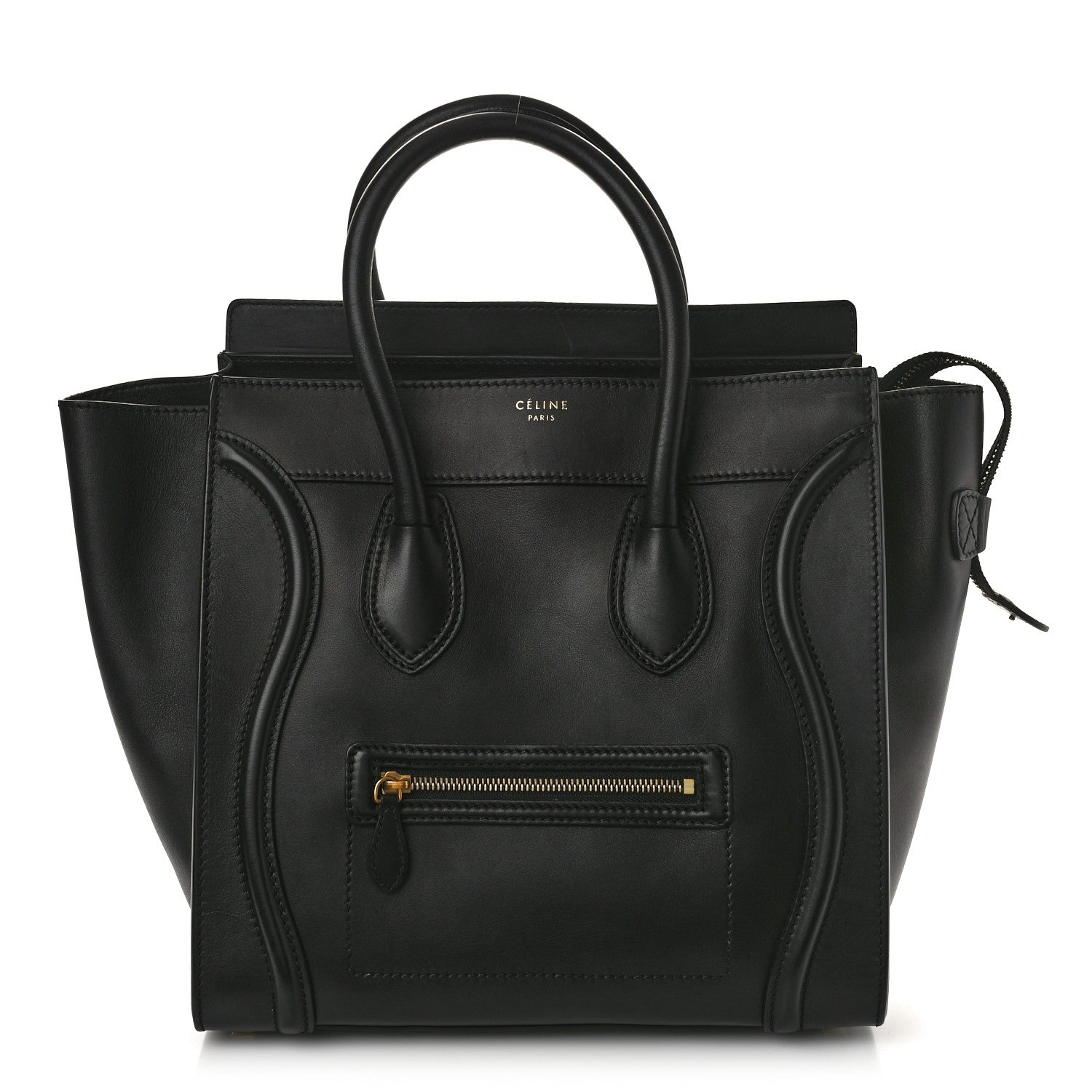 Celine Smooth Calfskin Mini Luggage Black 1 of 10