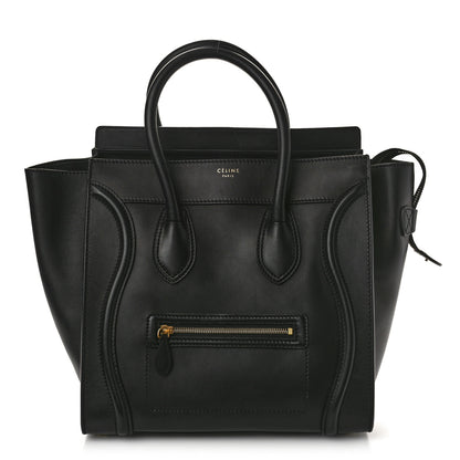 Celine Smooth Calfskin Mini Luggage Black 1 of 10