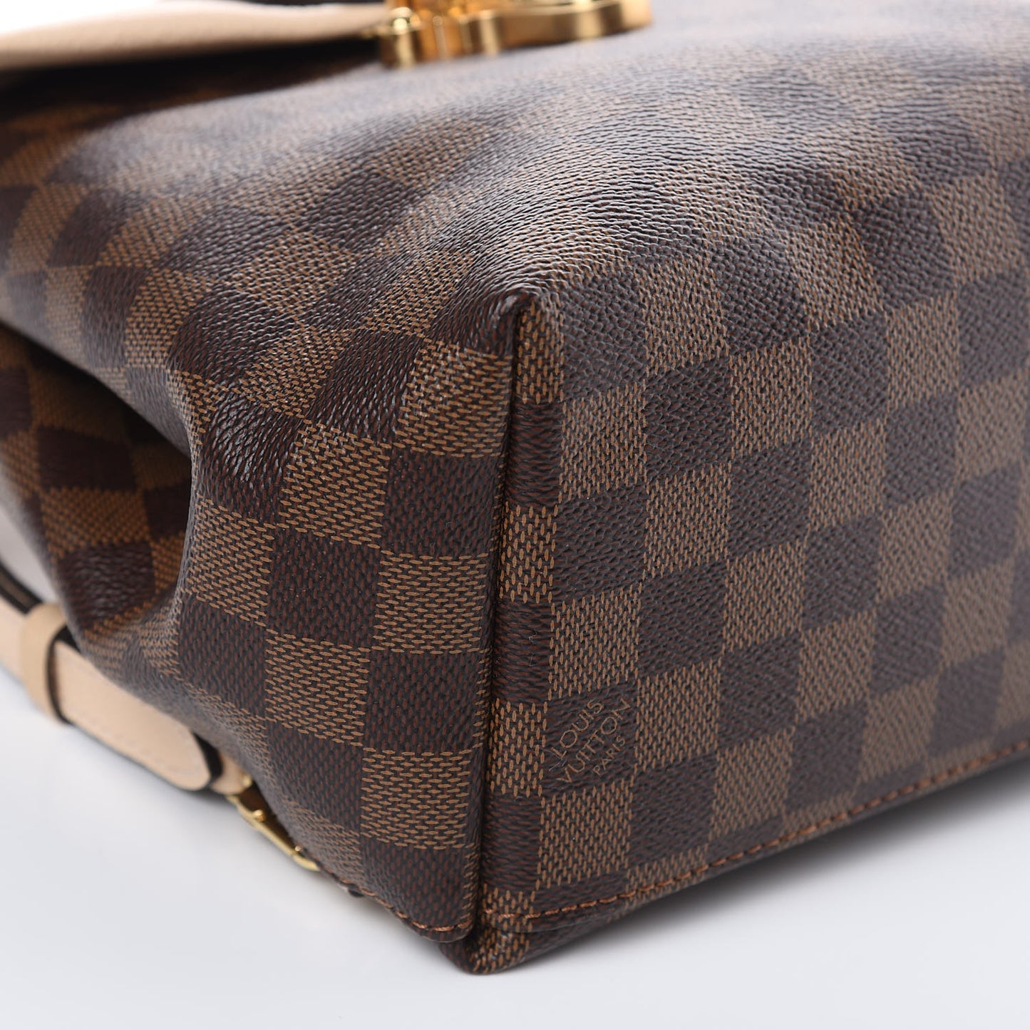 Damier Ebene Clapton Backpack Creme