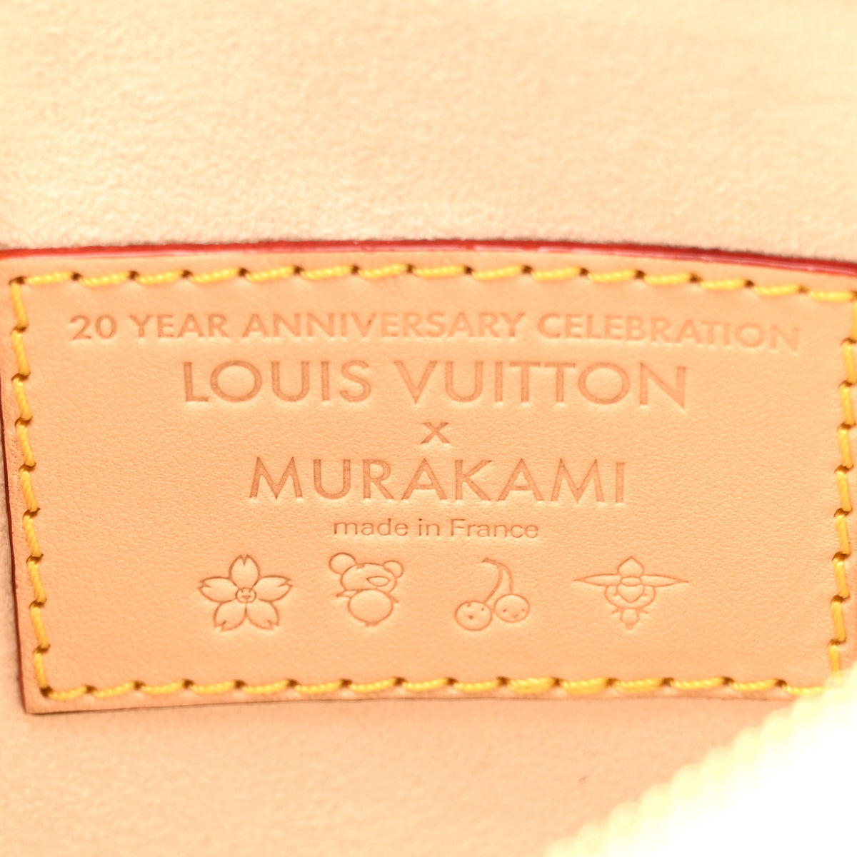LV x TM Monogram Multicolor Carryall PM Pochette White