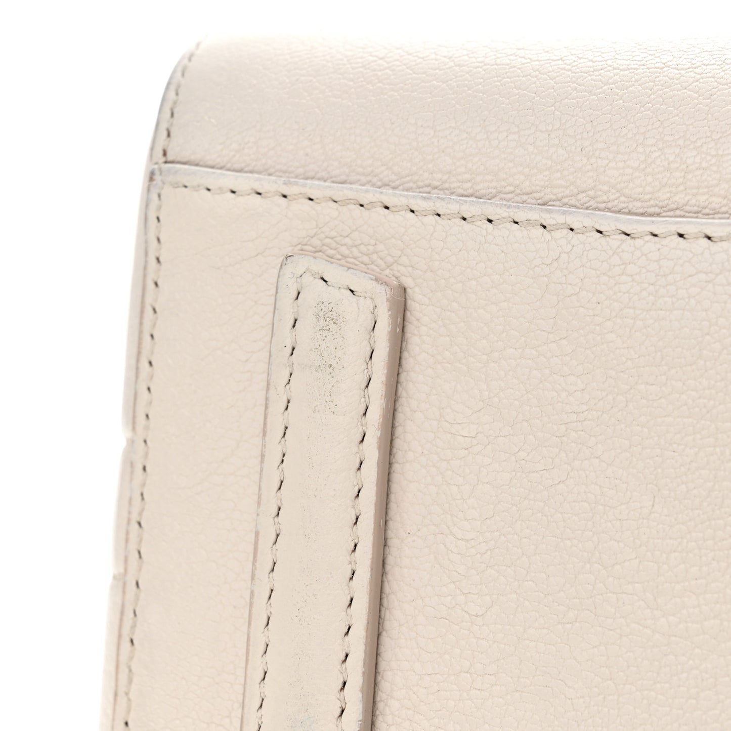 Sugar Goatskin Mini Antigona Off White