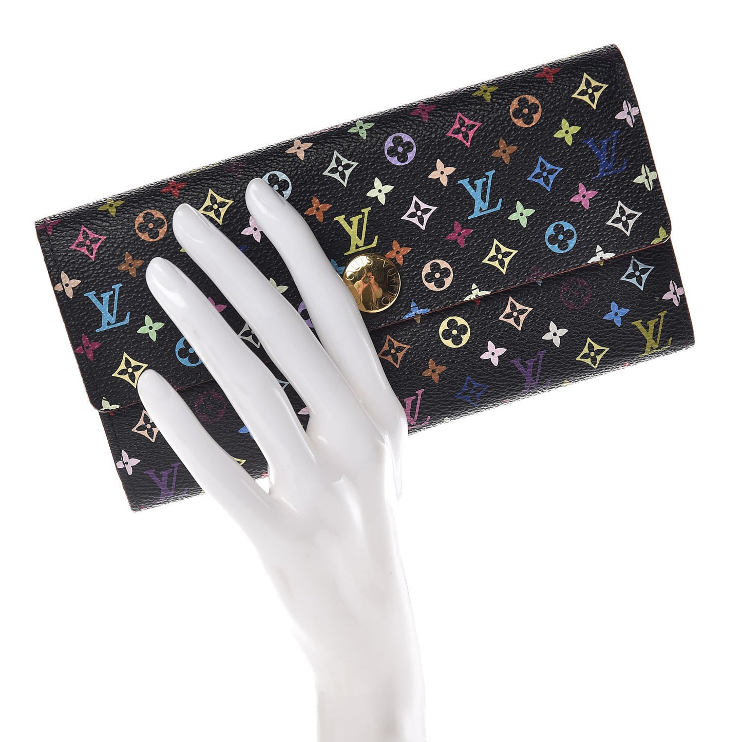 Monogram Multicolor Sarah Wallet Black Grenade