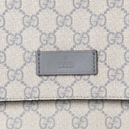 Gucci GG Plus Monogram Messenger Diaper Bag Ecru Grigio 6 of 13