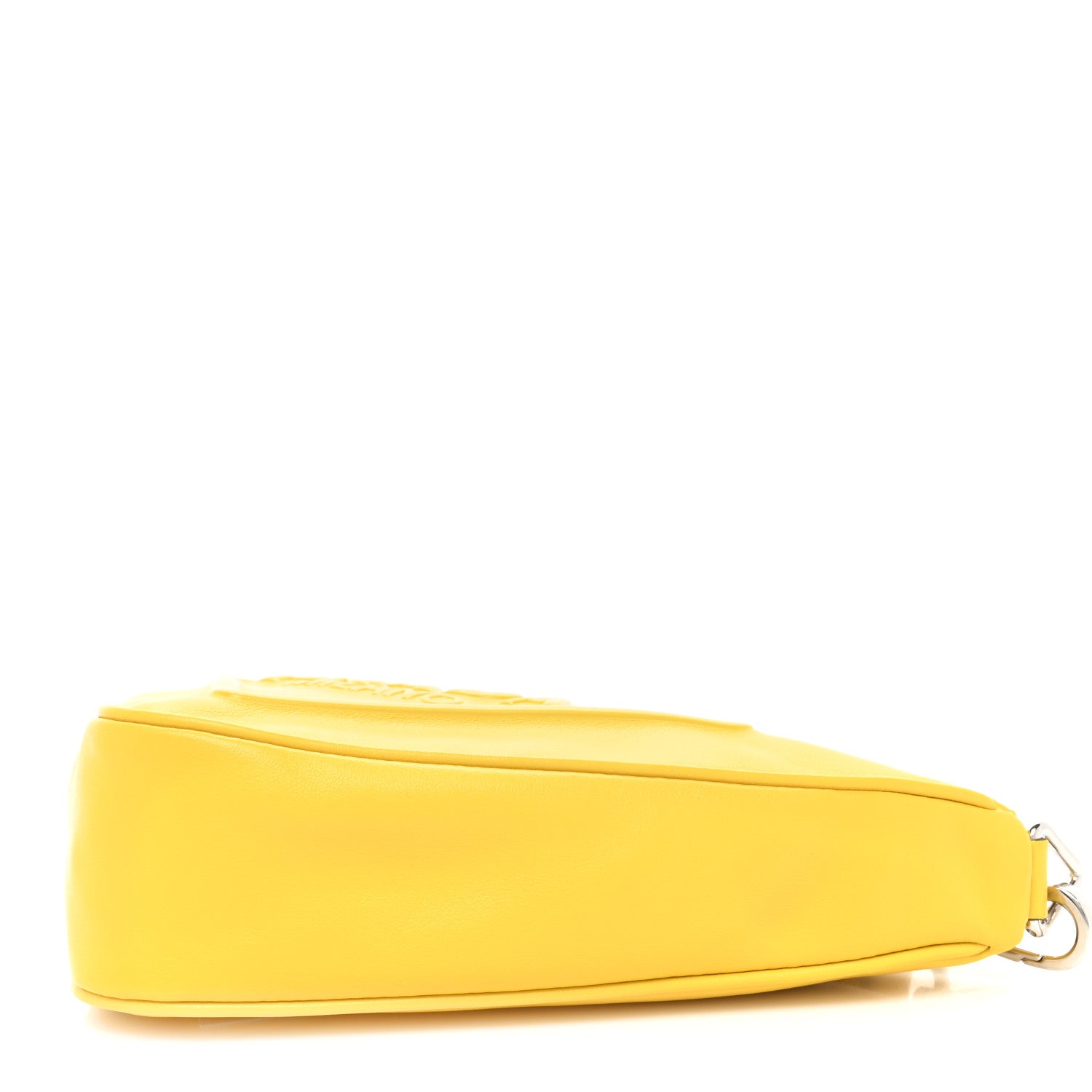 Prada Grace Lux Triangle Logo Embossed Triangle Wristlet Pouch Sole 7 of 8