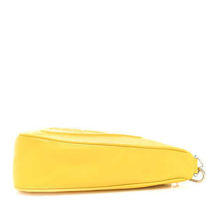 Prada Grace Lux Triangle Logo Embossed Triangle Wristlet Pouch Sole 7 of 8