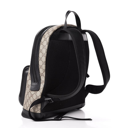 Gucci GG Supreme Monogram Medium Backpack Black 3 of 12