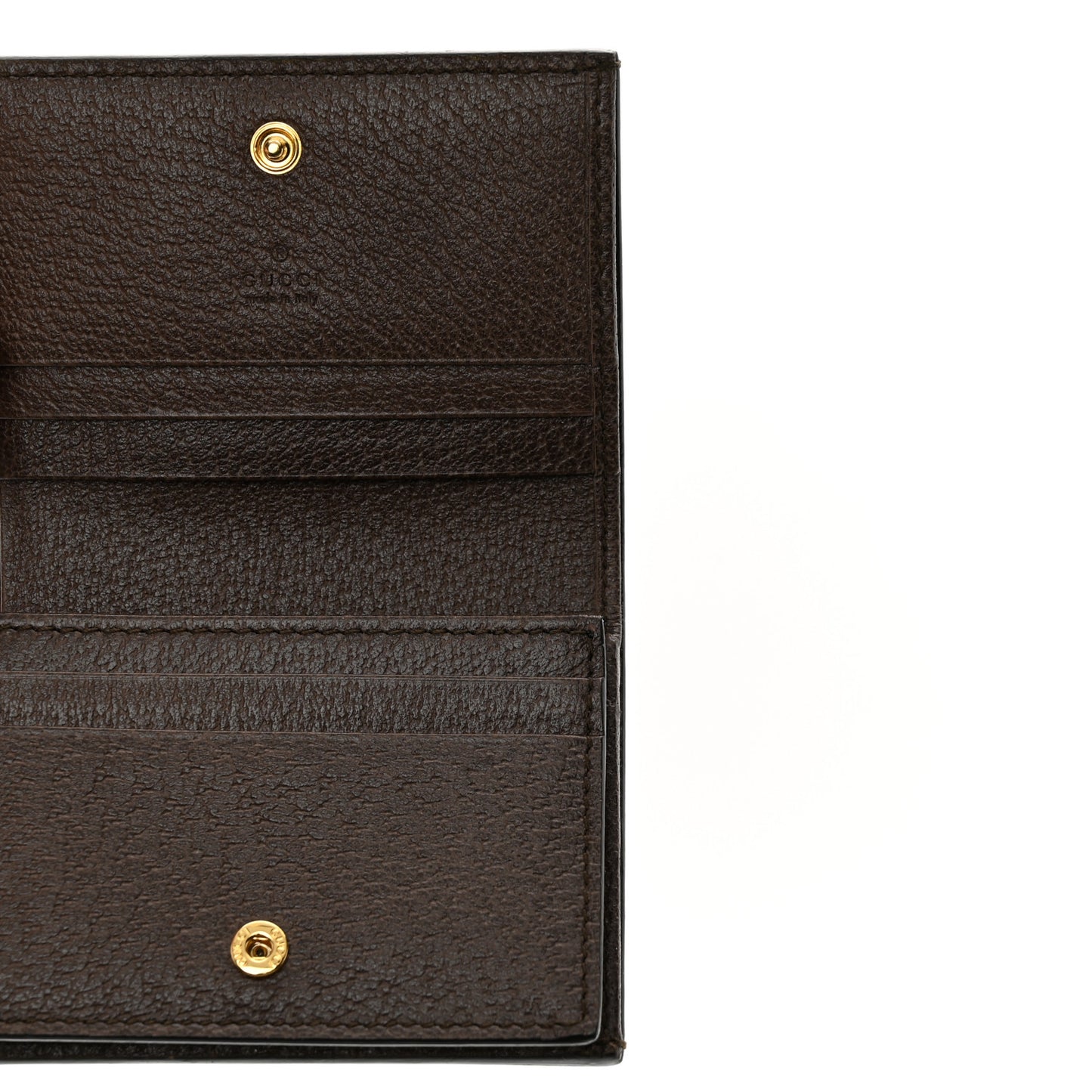 GG Supreme Monogram Web Ophidia Card Case Beige New Acero