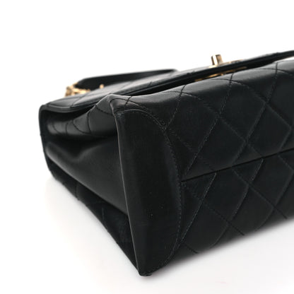 Chanel Lambskin Quilted Large Trendy Spirit Top Handle Bag Black 9 of 11