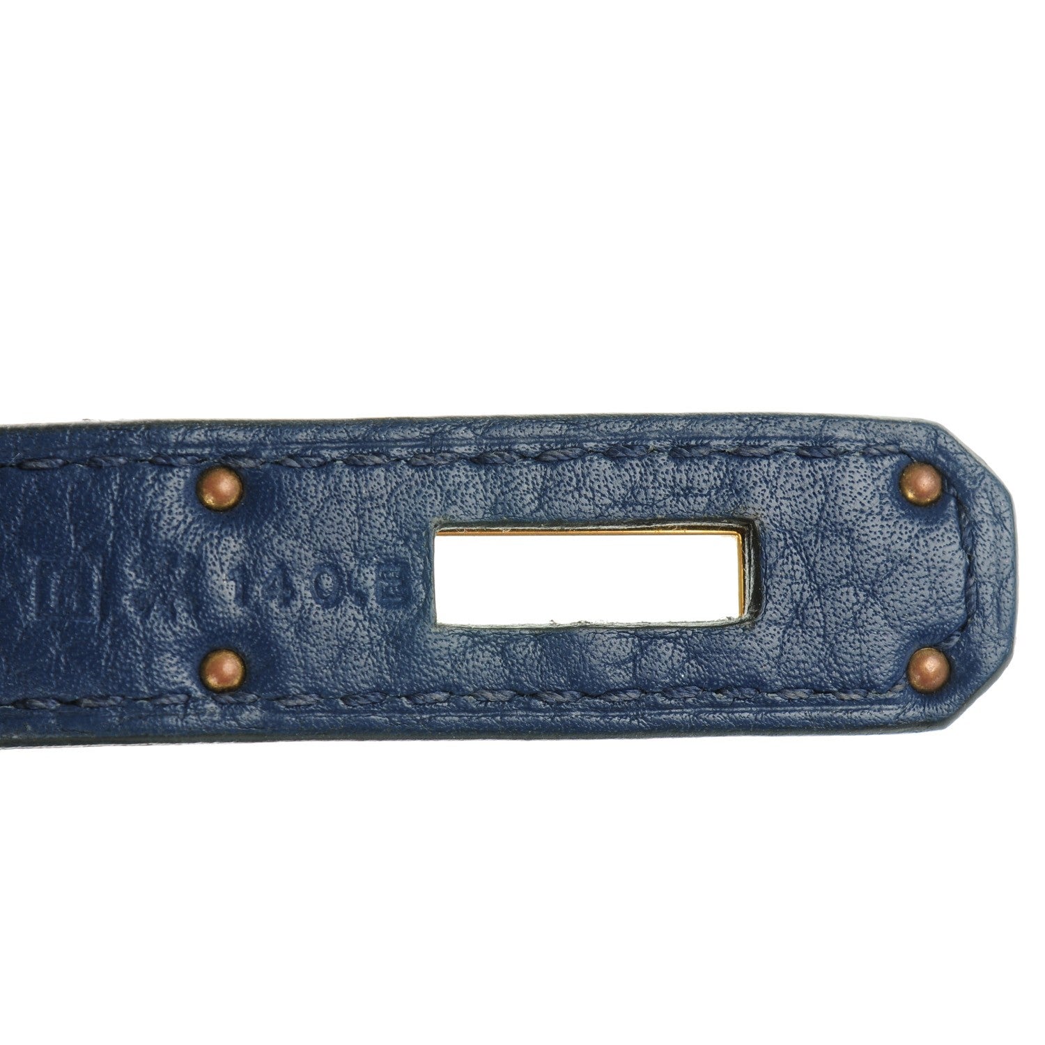 Hermes Taurillon Clemence Birkin 40 Bleu Saphir 10 of 24