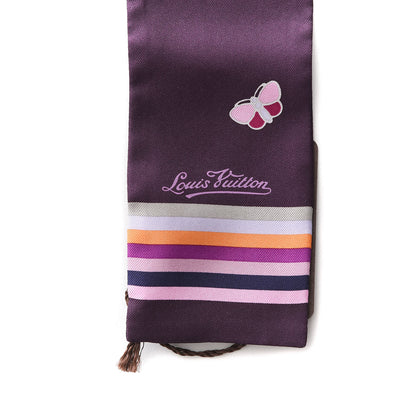 Louis Vuitton Silk Papillon Butterfly Bandeau Violet 3 of 5