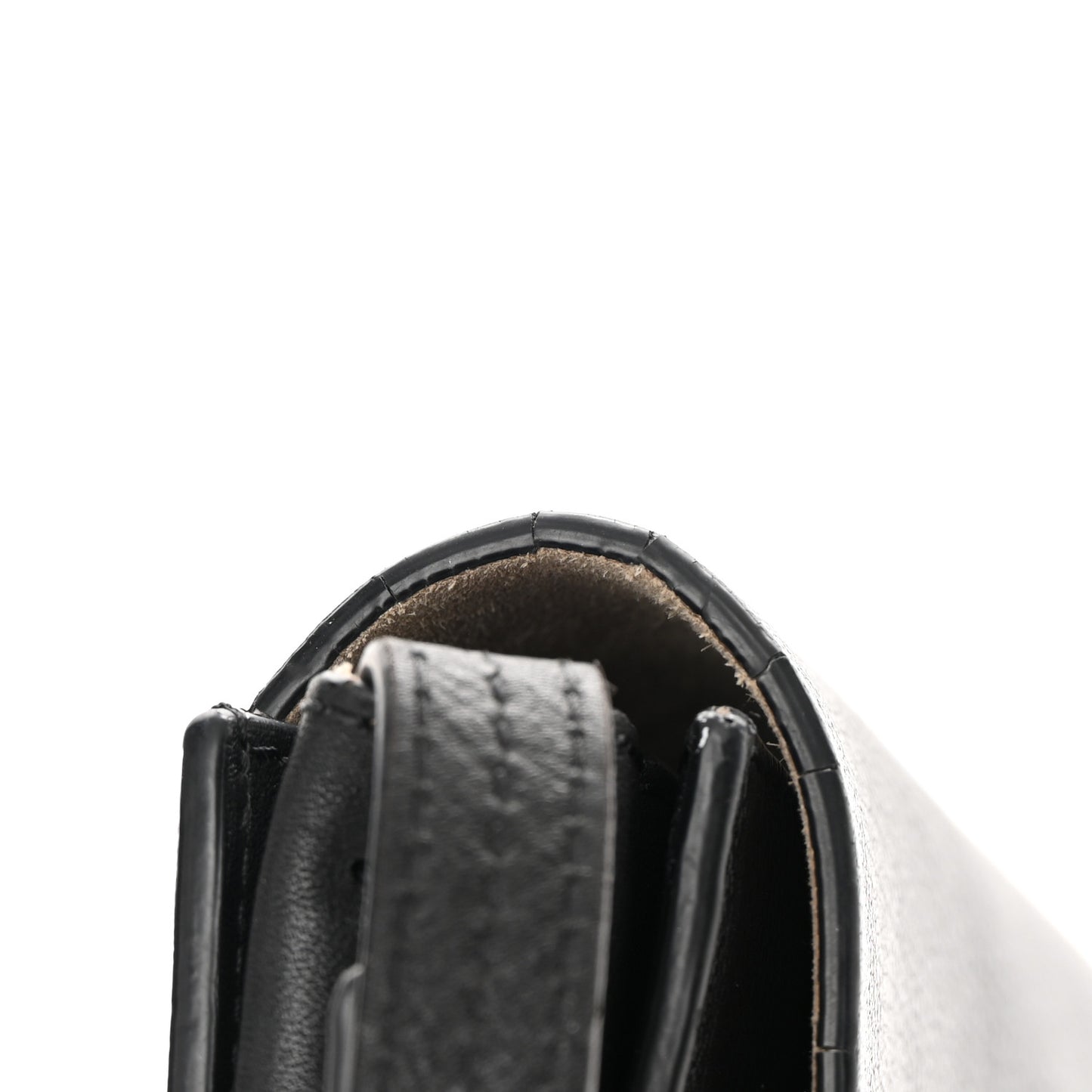 Goatskin Small Faye Shoulder Bag Black