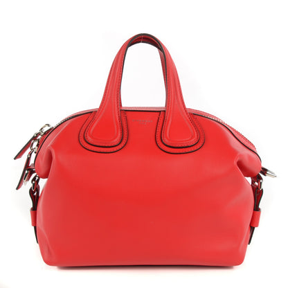 Givenchy Waxed Calfskin Small Nightingale Bright Red 1 of 10