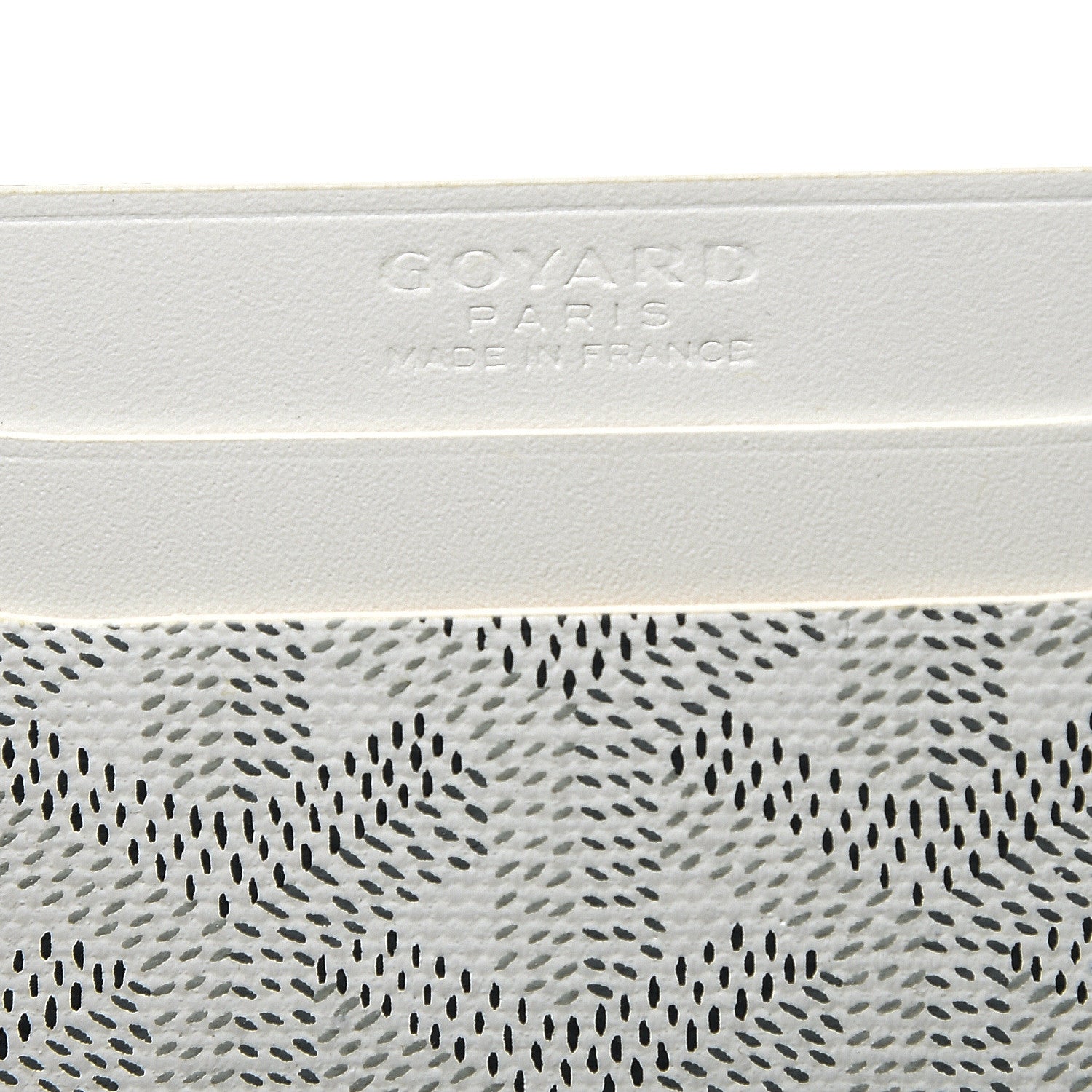 Goyard Goyardine Saint Sulpice Card Holder White 5 of 5