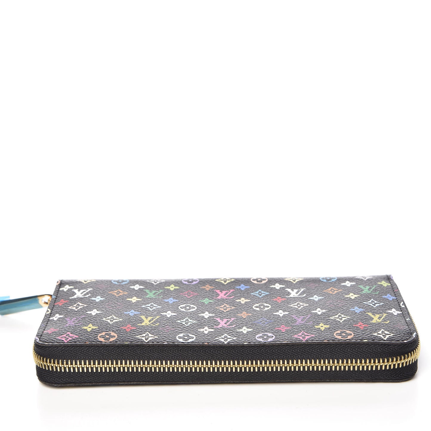 Monogram Multicolor Zippy Wallet Black Violet