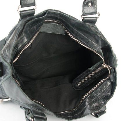 Balenciaga Agneau Giant 21 Silver Hardware Part Time Black 5 of 12