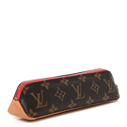 Louis Vuitton Monogram Elizabeth Pencil Pouch Red 3 of 7