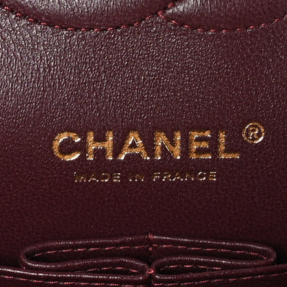 Chanel Lambskin Quilted Medium Double Flap Black 6 of 9