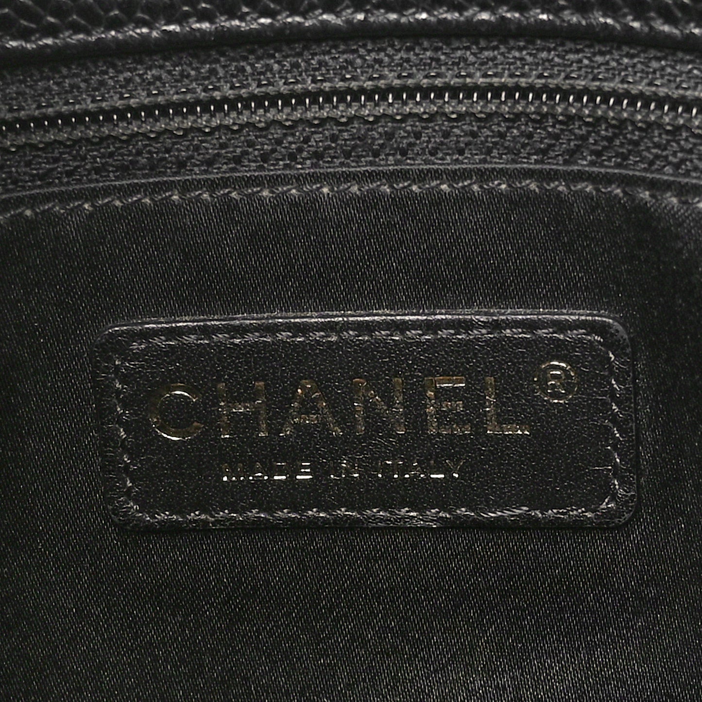 Caviar Quilted Grand Shopping Tote GST Black