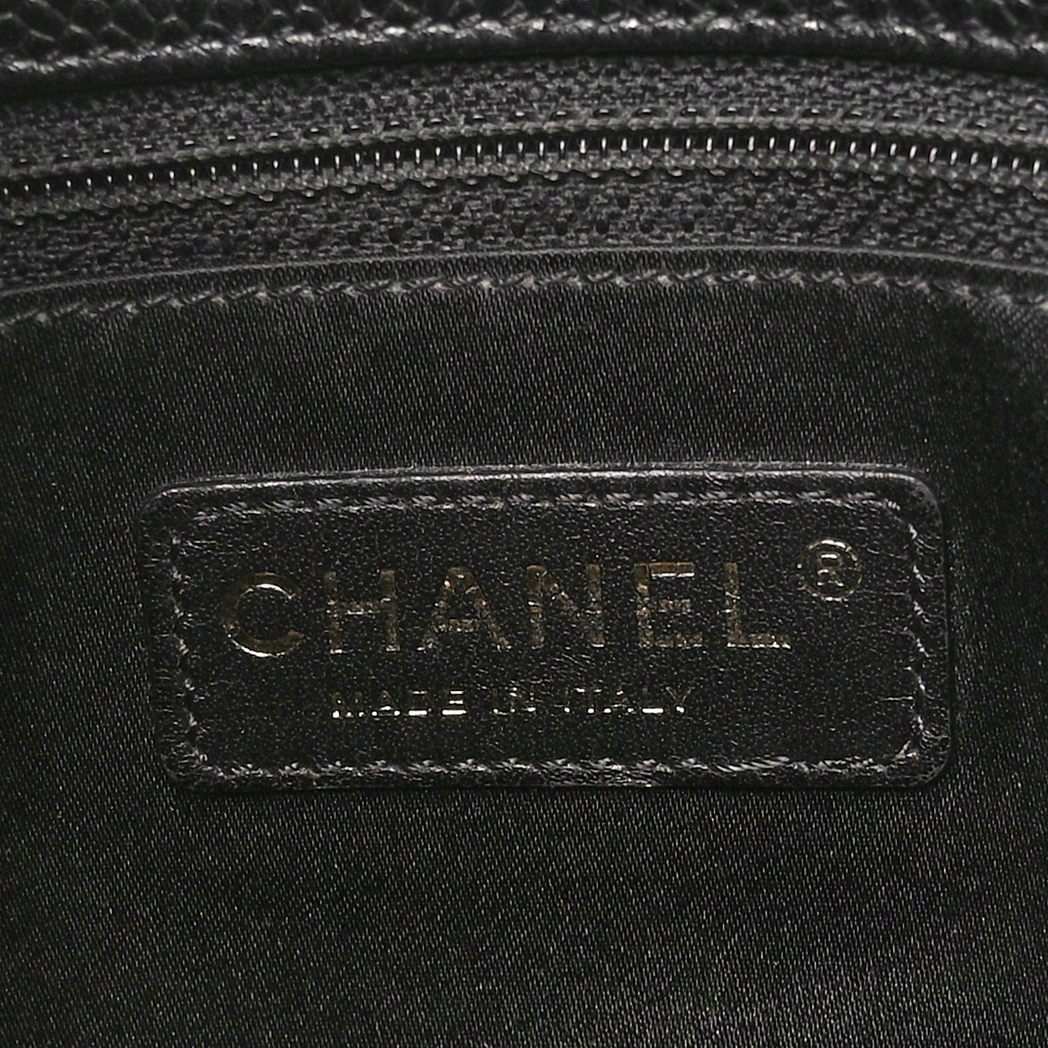 Chanel Caviar Quilted Grand Shopping Tote GST Black 6 of 10