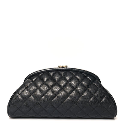 Chanel Caviar Quilted Timeless Clutch Black 1 of 11