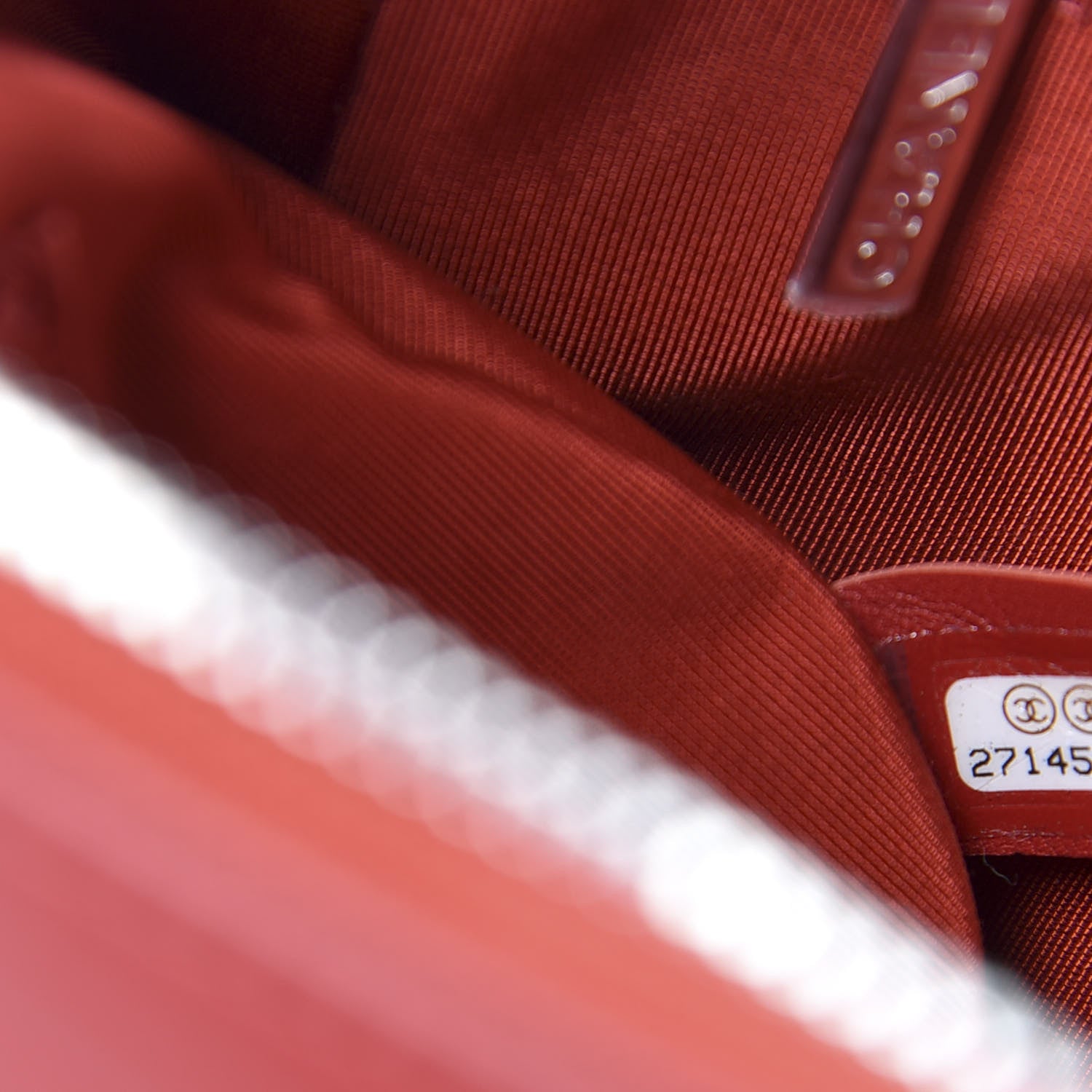 Chanel Lambskin Chevron Quilted Small Promenade Camera Dark Red 8 of 9