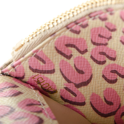 Louis Vuitton Monogram Leopard Insolite Wallet Blanc Corail 7 of 8