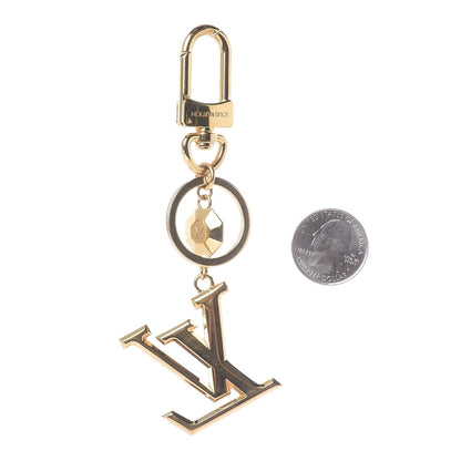 Louis Vuitton LV Facettes Bag Charm Key Holder Gold 2 of 2