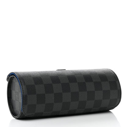 Louis Vuitton Damier Graphite 3 Watch Travel Case 3 of 8