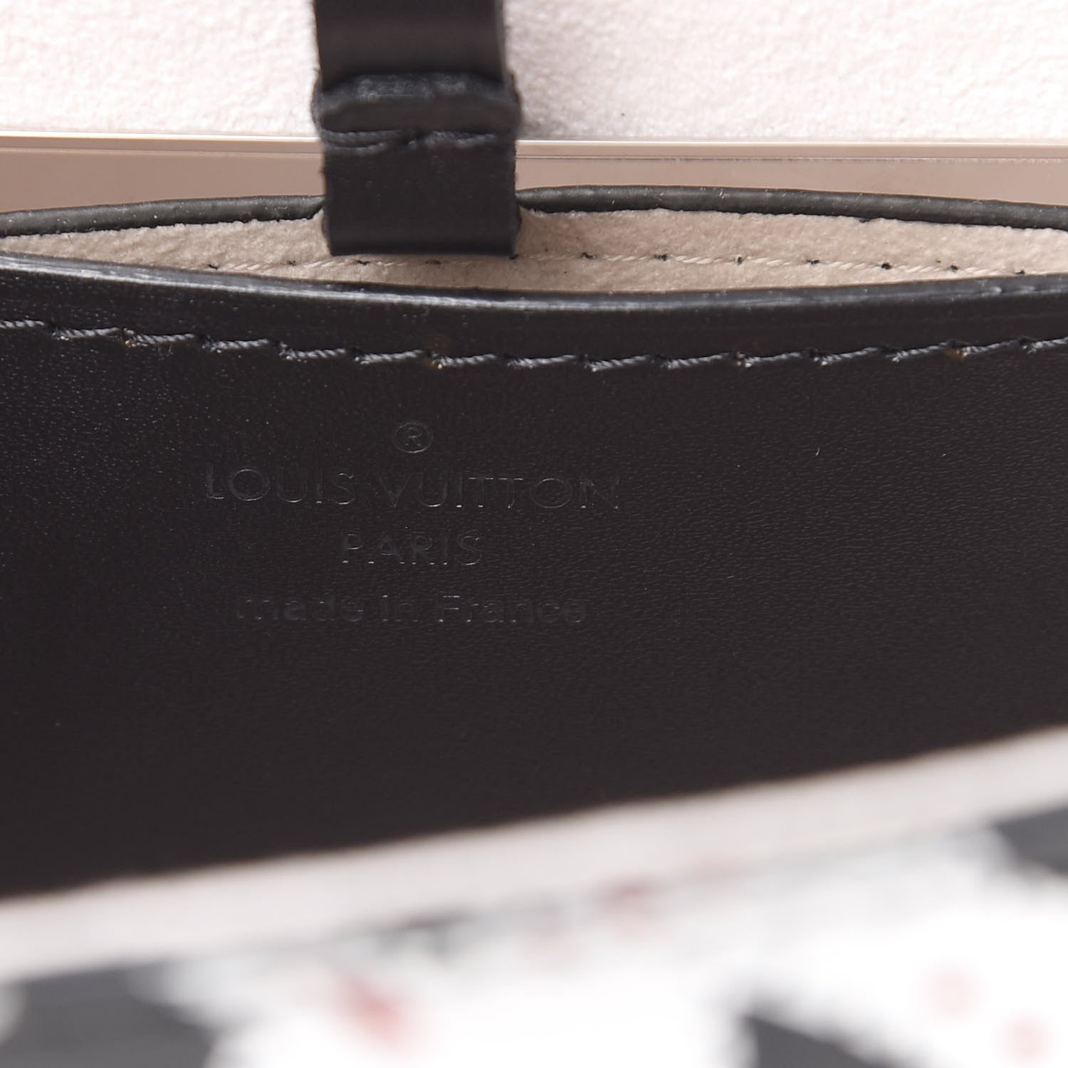 Louis Vuitton Calfskin Graphic Print Twist Shoulder Bag MM White Black 7 of 13