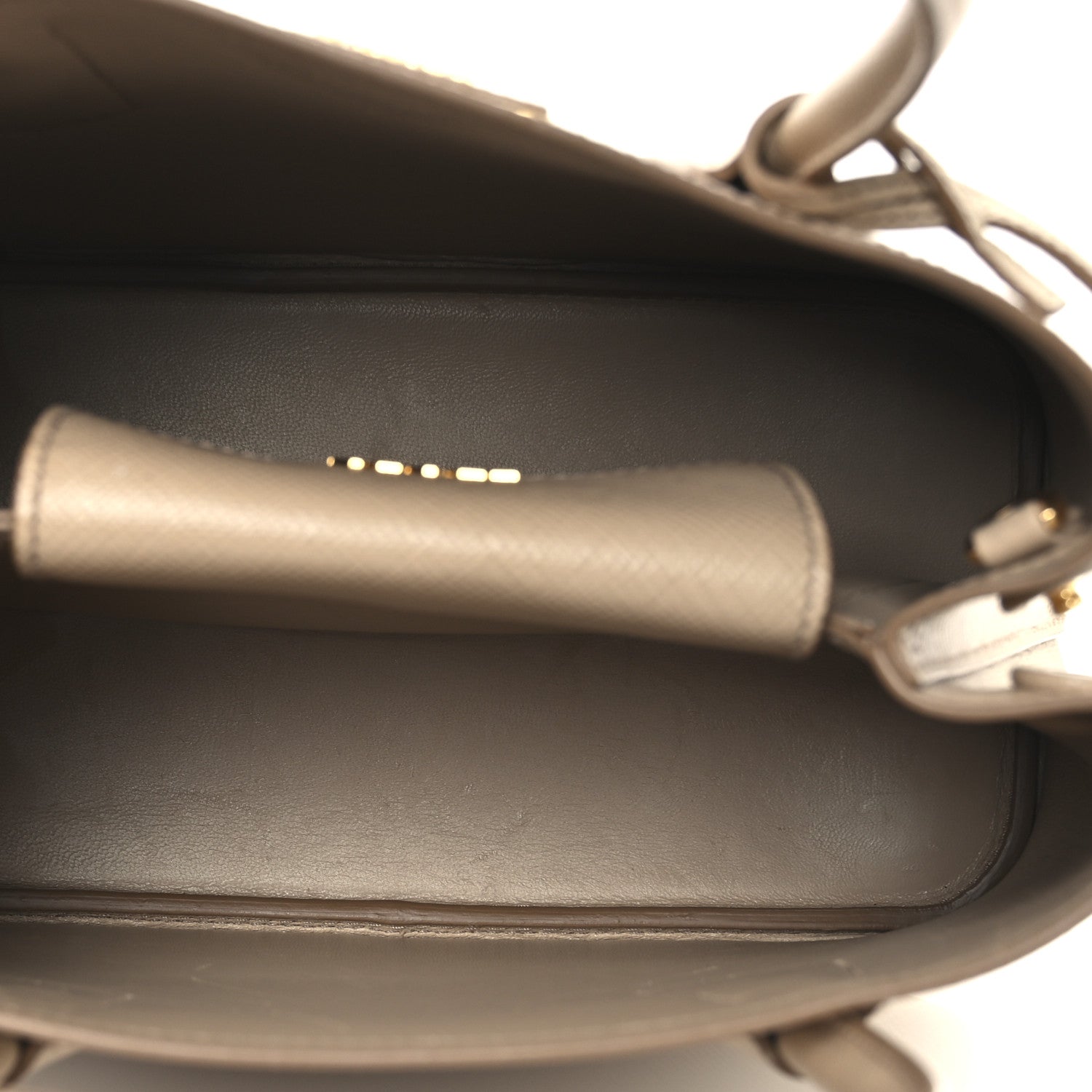 Prada Saffiano Cuir Mini Double Bag Sabbia 5 of 10