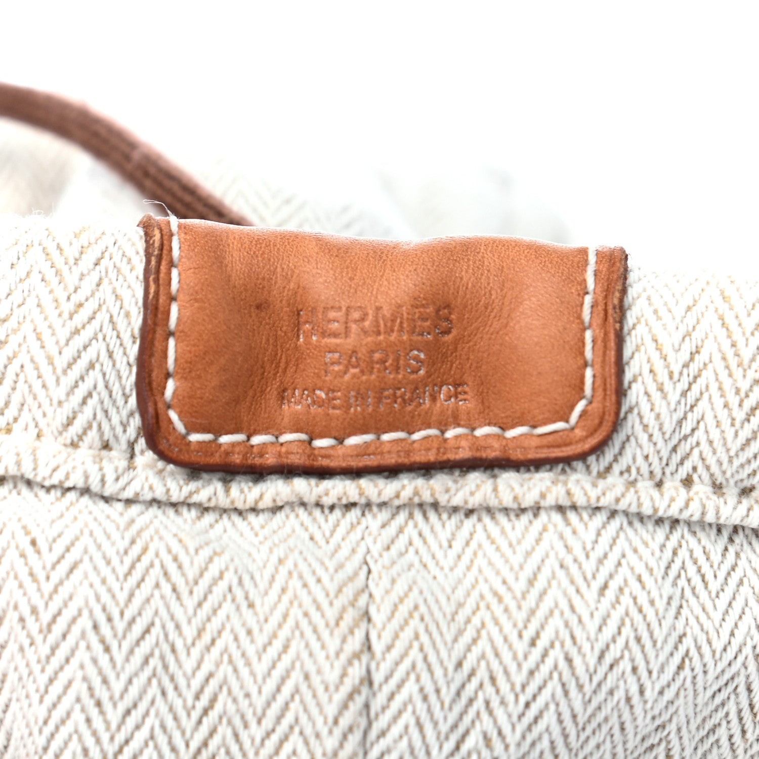 Hermes Canvas Barenia Fourbi 25 MM Pouch Naturel Fauve 6 of 8