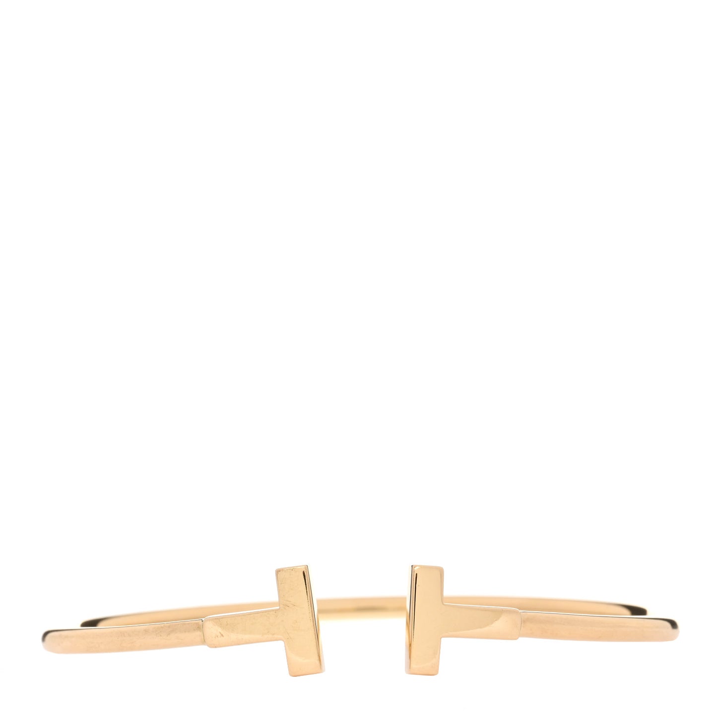 18K Yellow Gold T Wire Bracelet