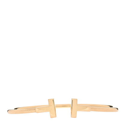 Tiffany 18K Yellow Gold T Wire Bracelet 1 of 3