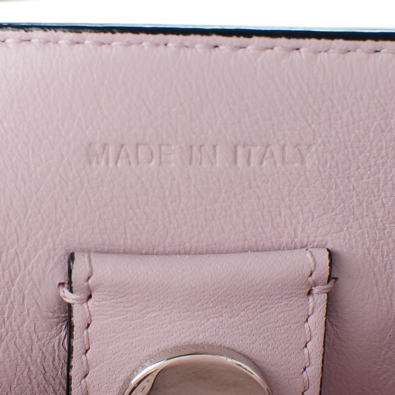 Christian Dior Calfskin Medium Diorissimo Black Rose Poudre 8 of 8