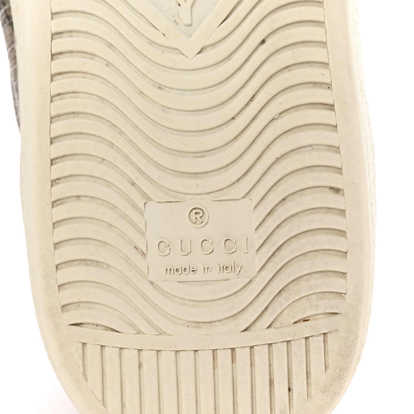 GG Supreme Monogram Bees Ayers Web Mens Ace Sneakers 9 Beige Oro Green Red