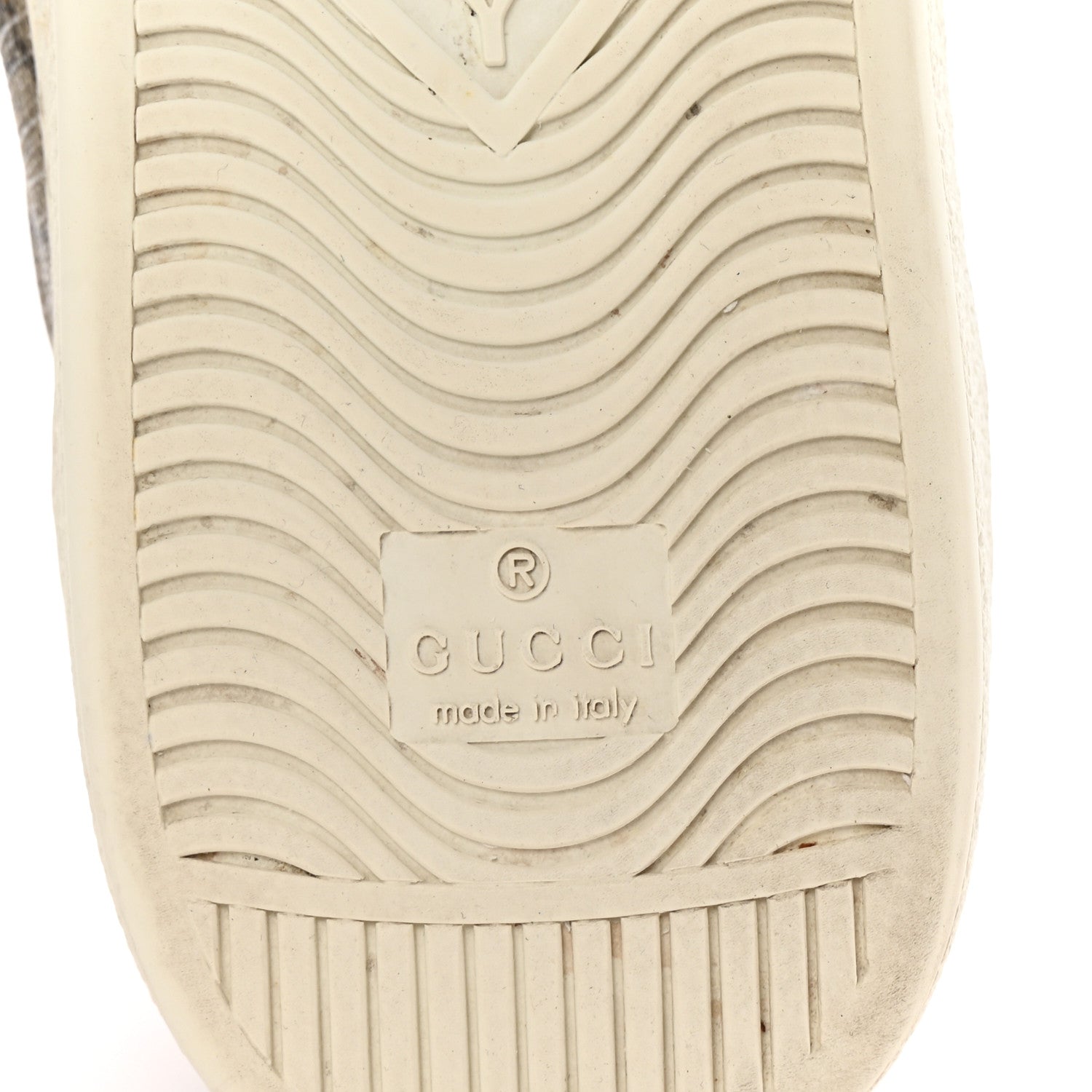 Gucci GG Supreme Monogram Bees Ayers Web Mens Ace Sneakers 9 Beige Oro Green Red 7 of 9